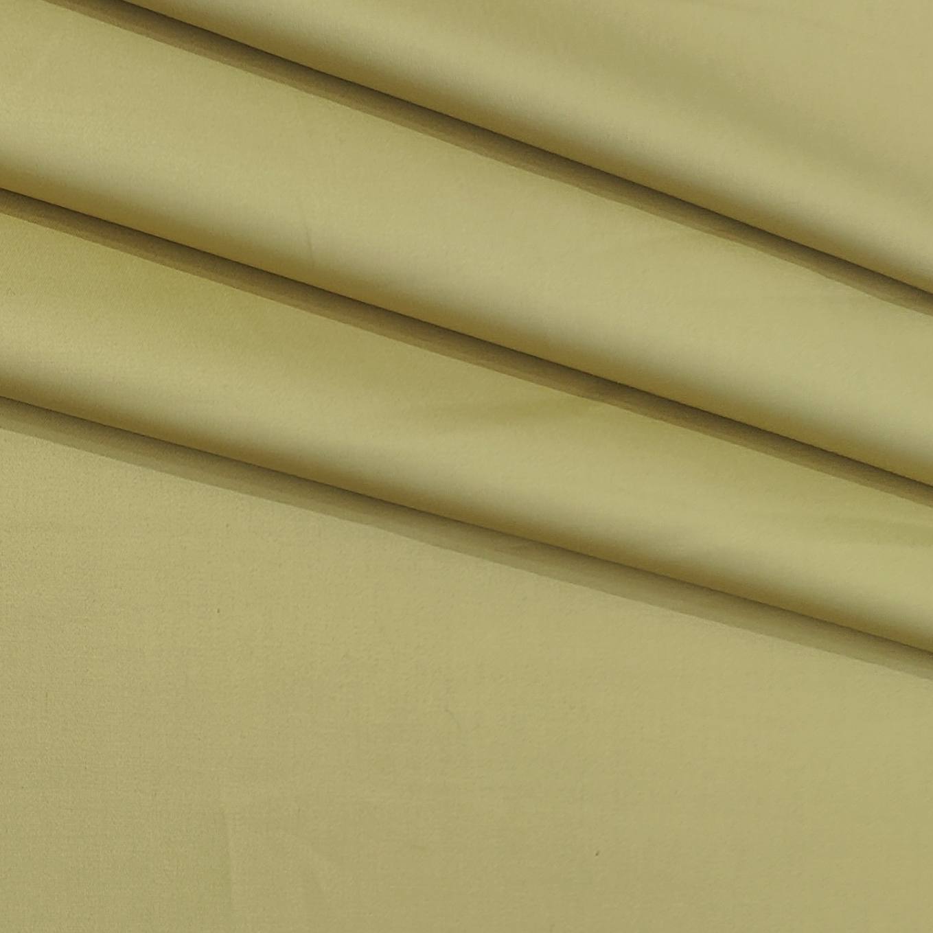 Trouser Fabric Donear Pure Cotton Stretchable Plain Colour Golden